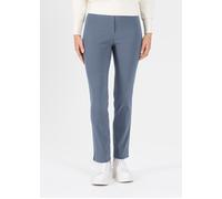 Stretch-Hose STEHMANN "INA", Damen, Gr. 34, N-Gr, bering sea, Web, Obermaterial: 72% Viskose, 25% Polyamid, 3% Elasthan, figurbetont knöchellang, Hosen Stretch-Hose, mit Stretch (69905412-34)