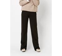 Stretch-Hose TONI "Jenny Wide Leg", Damen, Gr. 44, N-Gr, schwarz (schwarz braun), Web, Obermaterial: 70% Viskose, 25% Polyamid, 5% Elasthan, weit knöchellang, Hosen, bi-elastisch, für eine bequeme Pas