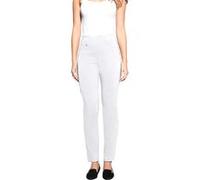 Stretch-Hose ASCARI, Damen, Gr. 22, Kurzgrößen, weiß, 74% Viskose, 23% Polyamid, 3% Elasthan, unifarben, lang, Hosen (392581-22) weiß