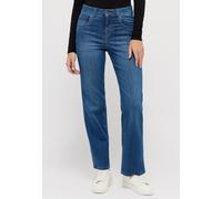 Angels Jeans Schlagjeans 5-Pocket Lara mit Label-Applikationen Blau Größe 46/30