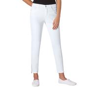 Stretch-Jeans ASCARI, Damen, Gr. 23, Kurzgrößen, weiß, 91% Baumwolle, 6% Polyester, 3% Elasthan, unifarben, lang, Jeans (49187967-23) weiß