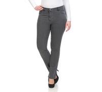 Stretch-Jeans KJBRAND "Betty CS Denim Stretch", Damen, Gr. 52 (26), K-Gr, grau (denim graphit), Denim/Jeans, Obermaterial: 85% Baumwolle, 13% Polyester, 2% Elasthan, unifarben, lang, Jeans, mit Stretc