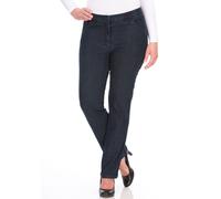 Stretch-Jeans KJBRAND "Betty CS Denim Stretch", Damen, Gr. 54 (27), K-Gr, blau (dunkelblau), Denim/Jeans, Obermaterial: 85% Baumwolle, 13% Polyester, 2% Elasthan, unifarben, lang, Jeans, mit Stretch (