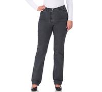 Stretch-Jeans KJBRAND "Betty Denim Stretch", Damen, Gr. 52, N-Gr, grau (denim graphit), Denim/Jeans, Obermaterial: 85% Baumwolle, 13% Polyester, 2% Elasthan, unifarben, Basic lang, Jeans, mit Stretch