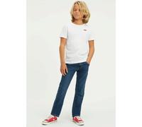 Stretch-Jeans LEVI'S KIDS "LVB 511 ECO SOFT PERFORMANCE J", Kinder, Gr. 3/98, N-Gr, blau (mid indigo blau used), Denim/Jeans, Obermaterial: 58% Baumwolle, 21% Viskose, 20% Polyester, 1% Elasthan. Ober