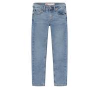 Stretch-Jeans LEVI'S KIDS "LVB 512 SLIM TAPER JEANS", Jungen, Gr. 10 (140), N-Gr, blau (from scratch no destructi), Denim/Jeans, Obermaterial: 69% Baumwolle, 30% Polyester, 1% Elasthan, slim tapered f