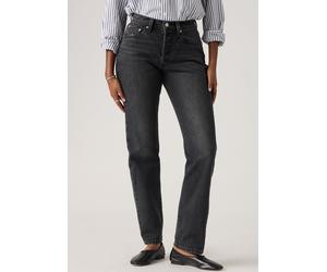 Stretch-Jeans LEVI'S "LV Jeans 501 CURVE BLACKS", Damen, Gr. 29, Länge 30, schwarz (memories of you), Denim/Jeans, Obermaterial: 99% Baumwolle, 1% Elasthan, bequem lang, Jeans, Die Passform schmeichel