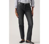 Levi's® 300 Straight Fit Jeans mit 5-Pocket-Design in Black, Größe 31/30