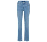 Stretch-Jeans MAC "Angela", Damen, Gr. 40, Länge 34, summer light blau basic, Denim/Jeans, Obermaterial: 98% Baumwolle, 2% Elasthan, figurbetont lang, Jeans, schmal geschnitten (43101656-40) summer li