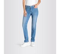 Stretch-Jeans MAC "Dream", Damen, Gr. 32, Länge 28, blau (simple blau washed28), Denim/Jeans, Obermaterial: 75% Baumwolle, 12% Modal, 9% Polyester, 4% Elasthan, eng normal, Jeans Stretch-Jeans, mit St