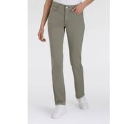 Stretch-Jeans MAC "Dream", Damen, Gr. 42, Länge 34, rosa (dried rosemary ppt34), Denim/Jeans, Obermaterial: 88% Baumwolle, 8% Elastomultiester, 4% Elasthan, eng normal, Jeans, mit Stretch für den perf