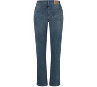 Stretch-Jeans MAC "Melanie", Damen, Gr. 36, Länge 30, blau (ashblau authentic), Denim/Jeans, Obermaterial: 70% Baumwolle, 17% Polyester, 11% Lyocell, 2% Elasthan, figurbetont normal, Jeans, Gerade ges