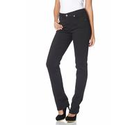 MAC Melanie Jeans Straight Leg Black Black D46 / L32 Regular Fit