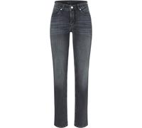 Stretch-Jeans MAC "Melanie", Damen, Gr. 48, Länge 30, commercial grau wash, Denim/Jeans, Obermaterial: 92% Baumwolle, 6% Polyester, 2% Elasthan, figurbetont normal, Jeans, Gerade geschnitten, Topselle