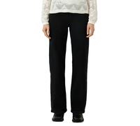 Stretch-Jeans QS "CATIE Wide Leg", Damen, Gr. 32, Länge 30, grau (dunkelgrau), Denim/Jeans, Obermaterial: 91% Baumwolle, 7% Elastomultiester, 2% Elasthan, unifarben, slim fit knöchellang, Jeans Stretc