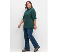 Stretch-Jeans SHEEGO "Große Größen" Gr. 50, Normalgrößen, blau (dark blue denim) Damen Jeans (50971369-50) dark blue denim