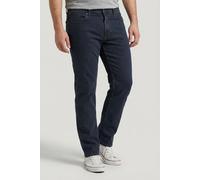 Stretch-Jeans WRANGLER "Greensboro", Herren, Gr. 30, Länge 32, blau (iron blau), Denim/Jeans, Obermaterial: 92% Baumwolle, 6% Polyester, 2% Elasthan, straight fit lang, Jeans Stretch-Jeans, Regular St