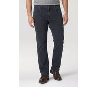 Stretch-Jeans WRANGLER "Greensboro", Herren, Gr. 40, Länge 34, blau (iron blau), Denim/Jeans, Obermaterial: 92% Baumwolle, 6% Polyester, 2% Elasthan, straight fit lang, Jeans, Regular Straight fit (34