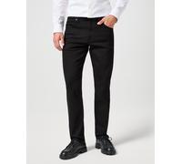 Stretch-Jeans WRANGLER "Greensboro", Herren, Gr. 42, Länge 34, schwarz (deep ink), Denim/Jeans, Obermaterial: 99% Baumwolle, 1% Elasthan, straight fit lang, Jeans, Regular Straight fit (18520549-42) d
