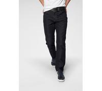 Stretch-Jeans WRANGLER, Herren, Gr. 30, Länge 30, blau (rinsewash), Denim/Jeans, Obermaterial: 78% Baumwolle, 22% Elastomultiester, normal lang, Jeans (794144-30) rinsewash