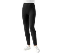 Stretch-Leggings aus gekämmter Baumwolle schwarz 19 lang