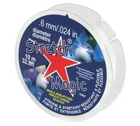 Stretch Magic 10 m Spule mit transparenter 0,6 mm Schnur