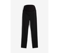 Umstandshose BONPRIX, Damen, Gr. 36, N-Gr, schwarz, Web, Obermaterial: 72% Polyester, 24% Viskose, 4% Elasthan, slim fit, Hosen, aus Bengalin mit Elasthan, mit elastischem Gummizug vorne und hinten (8