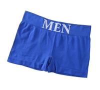 Stretch Unterhosen Herren One Size Passform 40-80kg(Sapphire) | Nahtlos verarbeitet, kein Scheuern, mittelhoher für bund, atmungsaktiv, für empfindliche Haut