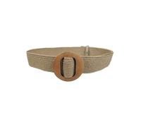 Stretchgürtel CAPELLI NEW YORK, Damen, taupe, Materialmix, Gürtel, Flecht-Optik (17847219-0) taupe
