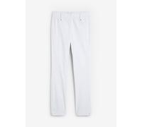 Stretch-Hose BONPRIX "Stretch-Hose in Schlupfform", Damen, Gr. 44, N-Gr, weiß, Obermaterial: 73% Viskose, 23% Polyamid, 4% Elasthan, slim fit, Hosen Stretch-Hose, aus Viskose, Slim Fit Passform, Schlu