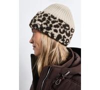 Strick Beanie mit Teddydetails