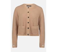 Strick-Cardigan mit aufgesetzten Taschen Natural Damen