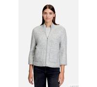 Strick-Cardigan mit Reißverschluss Light Silver Melange 44