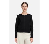 Strick-Cardigan mit Reißverschluss Schwarz Damen