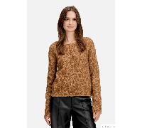 Strickjacke CARTOON "Damen mit Rundhalsausschnitt", Damen, Gr. 40, camel, braun, Obermaterial: 70% Polyacryl, 30% Polyamid, normal normal, Rundhals, Strickjacken Strickjacke (67291405-40) camel, braun