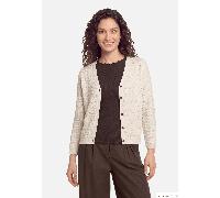Strick-Cardigan mit V-Ausschnitt beige 40