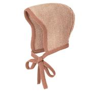 Strick Häubchen Schurwolle rosa 36/37/39