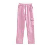 Strick Jogger Set Damen Stoffhose Strandhose Gestreifte Bermuda wasserdichte Hochzeitsgast Hotpants Lederimitathosen Skater Ohne Warm Cut PVC Seide Abendanzüge Jogginghosedamen Kniebund S Weiß,