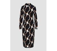 Strick-Kleid mit Stehkragen 42 schwarz 2158938.99X6.42