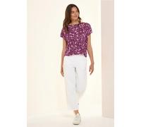 Strick-Look Shirt mit Muster