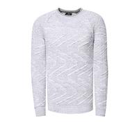 Strickpullover RUSTY NEAL, Damen, Gr. XXL, weiß, 70% Polyacryl, 30% Baumwolle, unifarben, normal, Rundhals, Pullover Strickpullover, mit stylischem Muster (43270833-XXL) weiß