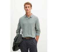 Strick-Poloshirt regular grün XXL