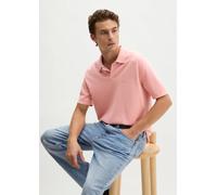 Strick-Poloshirt regular rosa S