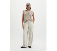 Strick-Poloshirt relaxed grau XL