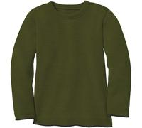 Disana Kinder Strickpullover Bio-Merinowolle oliv Gr. 98/104