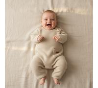 Strick-Strampler Little Goose Sand | Little Dutch - 80