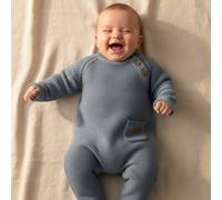 Strick-Strampler Sailors Bay Blue | Little Dutch - 68