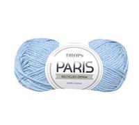 Strick- und Häkelgarn, 100 % Baumwolle, 4 oder Medium, Aran-Gewicht, Drops Paris, 50 g, 82 Meter pro Knäuel (100 leichte Waschung).