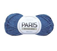 Drops Paris Recycelter Baumwoll-Denim 102, Blau Spray