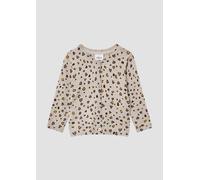 Strickcardigan aus Viskosemix mit All-over-Print 68 mehrfarbig|beige 2169302.84A2.68